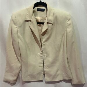 Karen Scott Women's Cream Blazer